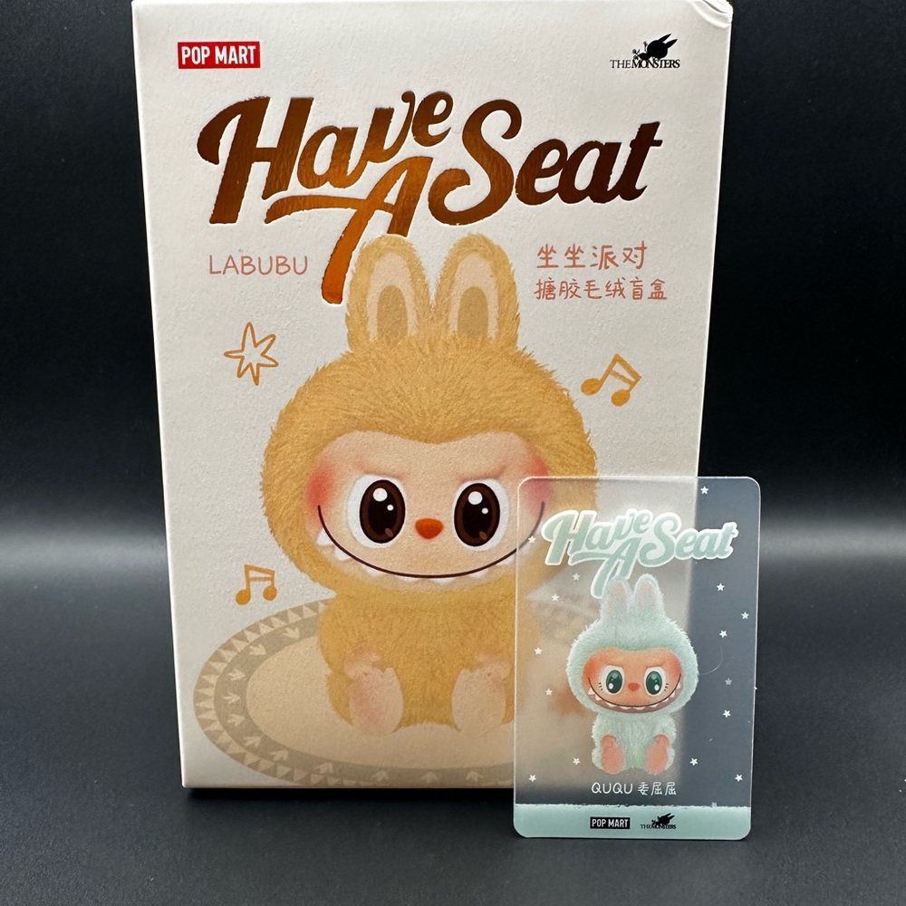 Ququ Labubu Have A Seat Plushie